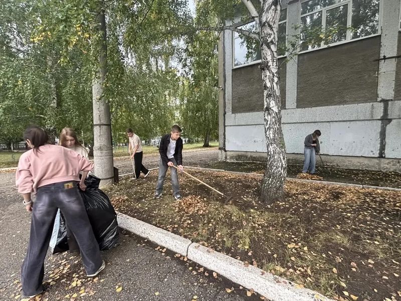Ученики сызранской школы дали старт экологической акции